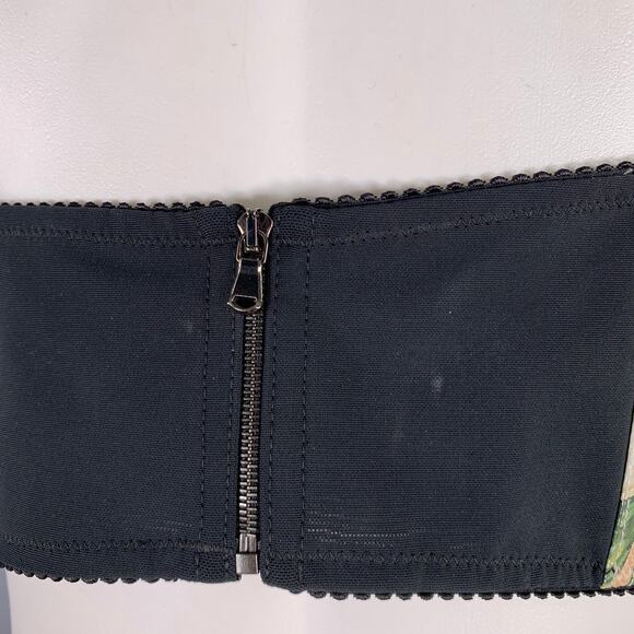 DOLCE & GABBANA Size 8 Multi Color Nylon Blend Floral Bralette - Picture 5 of 8